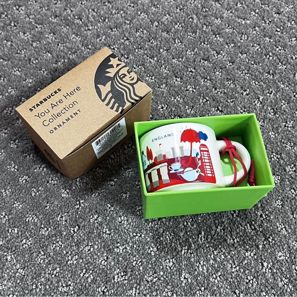 STARBUCKS England You Are Here 2 oz Espresso Demitasse Mug